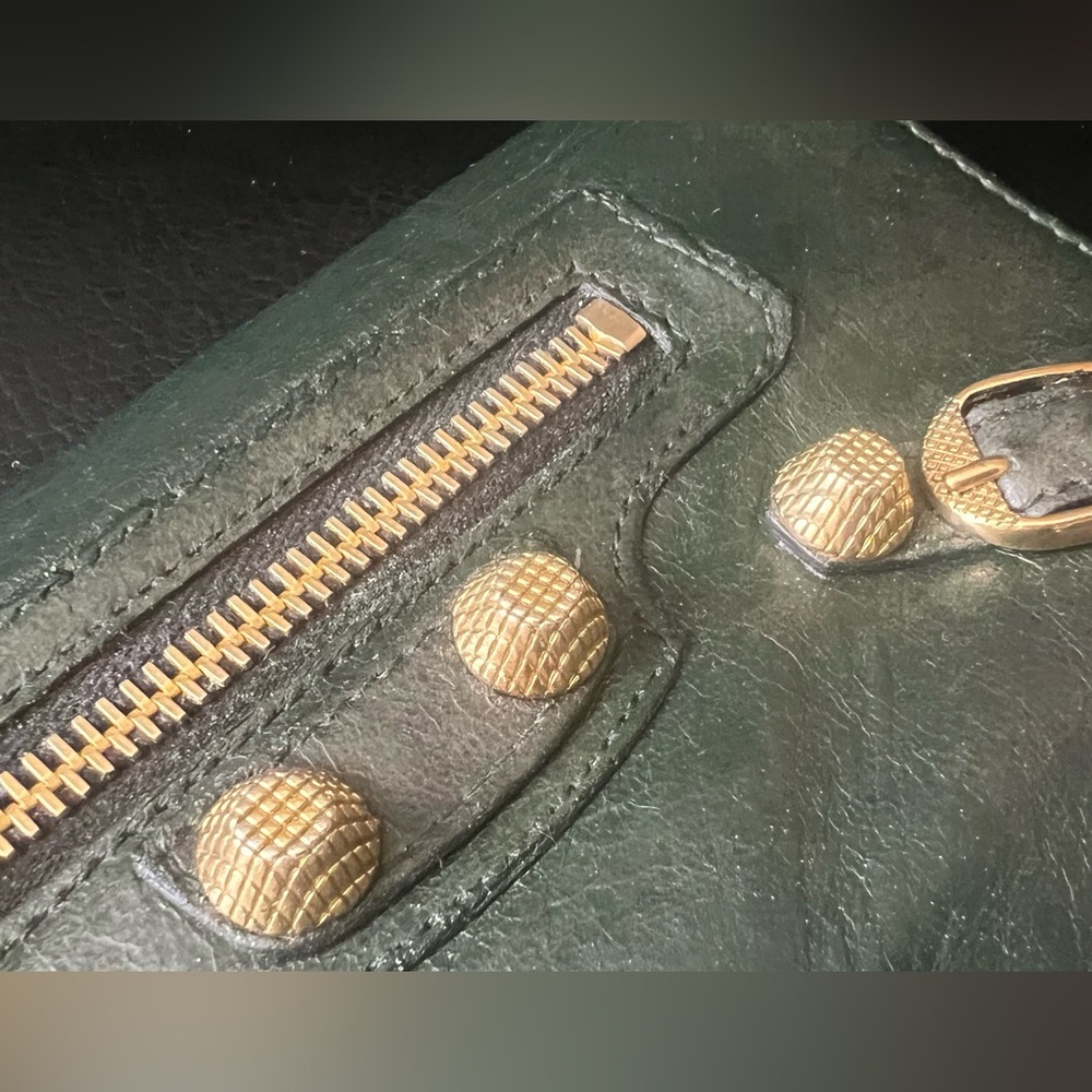 Balenciaga Dark Green Long Wallet - Picture 9 of 9